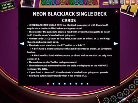 neon single deck blackjack review|Neon Blackjack Single Deck by Fugaso .